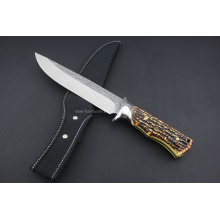 Охотничий нож для рукояток кости (SE-0435)